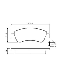 Тормозные колодки Bosch