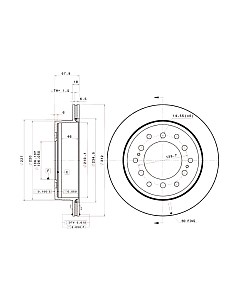 Тормозной диск Brembo