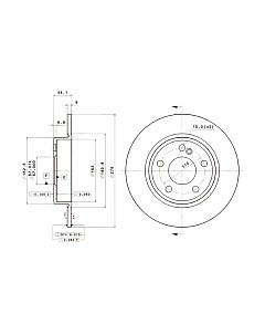 Тормозной диск Brembo