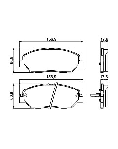 Тормозные колодки Bosch