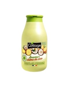 Гель для душа Pineapple & Coconut Cream Moisturizing Shower Milk Cottage