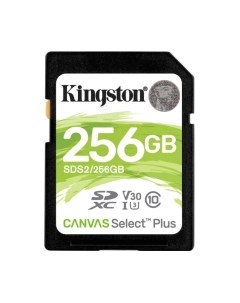 Карта памяти Canvas Select Plus SDXC (Class10) 256GB (SDS2/256GB) Kingston