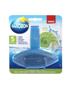 Чистящее средство для унитаза Sanobon Blue Apple