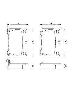 Тормозные колодки Bosch