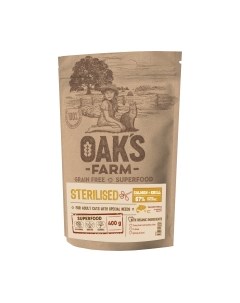 Сухой корм для кошек Oak's farm