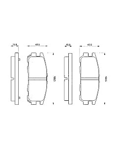 Тормозные колодки Bosch