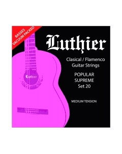 Струны для классической гитары Luthier