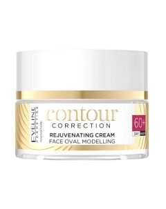 Крем для лица Contour Correction Омолаживающий моделирование овала лица 60+ Eveline cosmetics