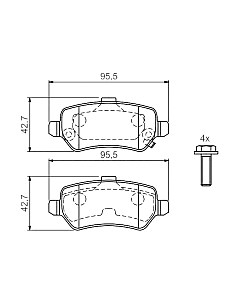 Тормозные колодки Bosch