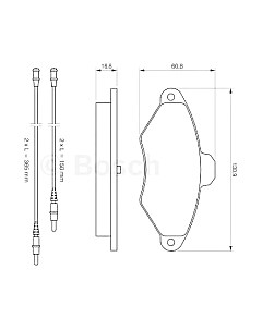 Тормозные колодки Bosch