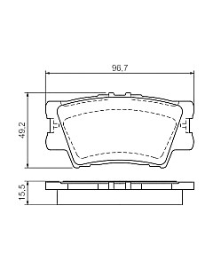 Тормозные колодки Bosch