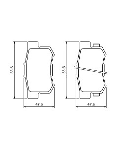 Тормозные колодки Bosch