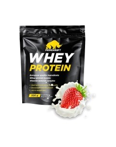 Протеин Whey Клубничный йогурт Prime kraft