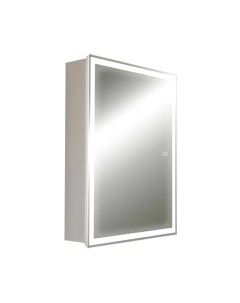 Шкаф с зеркалом для ванной Киото-2 60 R / LED-00002682 Silver mirrors