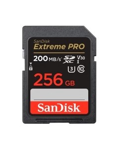 Карта памяти SDXC Extreme Pro Class 10 256GB (SDSDXXD-256G-GN4IN) Sandisk