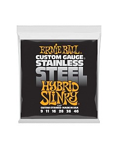 Струны для электрогитары 2247 Stainless Steel Hybrid Slinky 9-46 Ernie ball