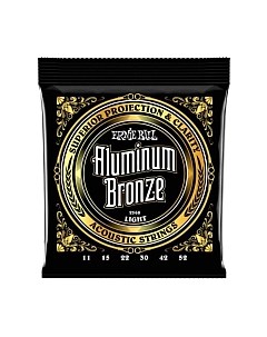 Струны для акустической гитары 2568 Acouz Alum Bronze LI Ernie ball