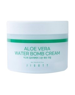 Крем для лица Aloe Vera Water Bomb Cream Улажняющий с экстрактом Алоэ Вера Jigott