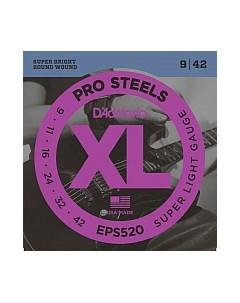 Струны для электрогитары D'addario