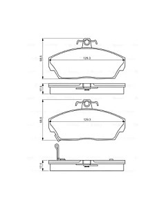 Тормозные колодки Bosch