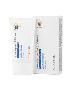 Крем солнцезащитный Матирующий No Sebum Perfect UV Shield SPF 50+ / PA++++ Carenel