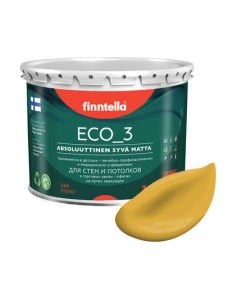 Краска Eco 3 Wash and Clean Okra / F-08-1-3-LG47 Finntella