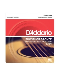 Струны для акустической гитары D'addario