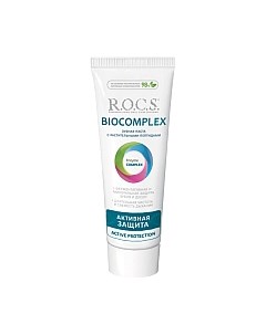 Зубная паста Biocomplex. Активная защита R.o.c.s.