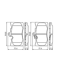 Тормозные колодки Bosch