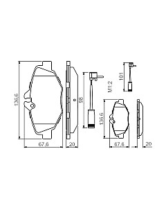 Тормозные колодки Bosch