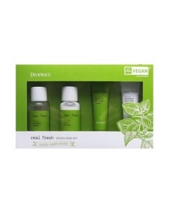 Набор косметики для лица Real Fresh Vegan Mini Kit Deoproce