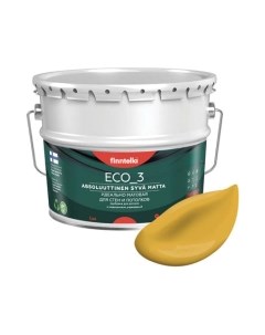 Краска Eco 3 Wash and Clean Okra / F-08-1-9-LG47 Finntella