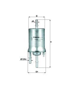 Топливный фильтр KL572 Knecht/mahle