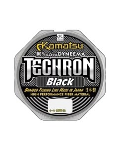 Леска плетеная Techron Black 0.20мм 100м / 255100020 Kamatsu