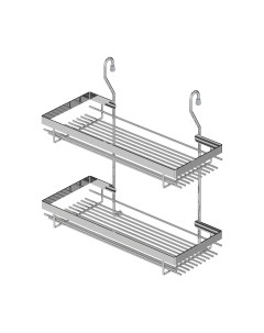 Полка для специй на рейлинг Starax