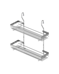 Полка для специй на рейлинг Starax