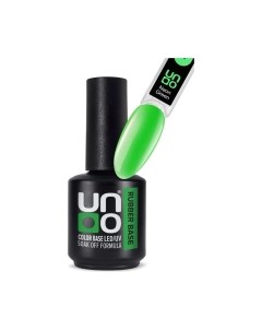 База для гель-лака Rubber Color Base Gel Neon Green Uno