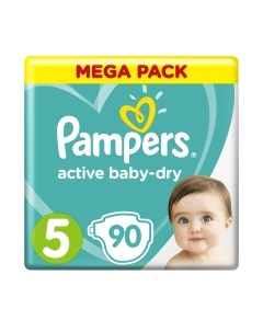 Подгузники детские Active Baby-Dry 5 Junior Pampers