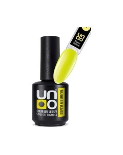 База для гель-лака Color Neon Rubber Base Neon Yellow Uno