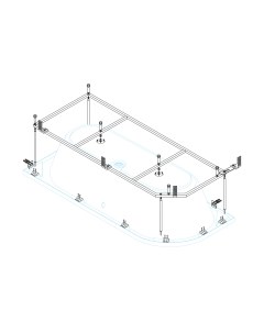 Каркас Metauro Corner-MF Cezares