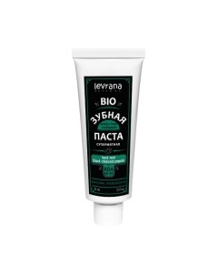 Зубная паста Био Супермятная Hard Mint & Black Charcoal & Papain Levrana