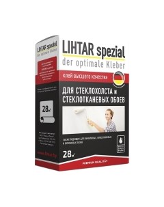 Клей для обоев Для стеклохолста и стеклотканевых обоев Lihtar