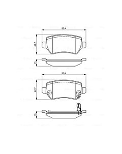 Тормозные колодки Bosch