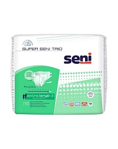 Подгузники для взрослых Super Trio Extra Large Seni