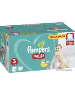 Трусики подгузники Pants 3 Midi 104 шт Pampers