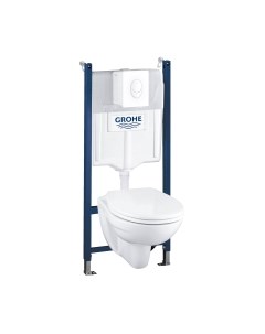 Унитаз подвесной с инсталляцией Grohe