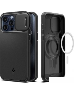 Чехол для телефона Optik Armor MagFit для iPhone 15 Pro ACS07184 черный Spigen