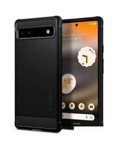 Чехол для телефона Rugged Armor для Pixel 6a ACS04476 черный Spigen