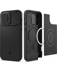 Чехол для телефона Optik Armor (MagFit) для iPhone 14 Pro ACS04993 (черный) Spigen