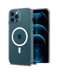 Чехол для телефона Ultra Hybrid Mag MagFit для iPhone 12 12 Pro ACS02625 белый Spigen